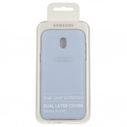 Samsung Dual Layer Cover EF-PJ530CL- оригинален хибриден кейс за Samsung Galaxy J5 (2017) (син) 2