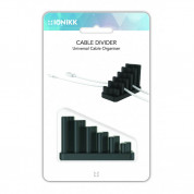 IONIKK Cable Divider - органайзер за кабели (черен) 2