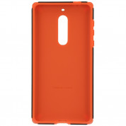 Nokia Rugged Impact Case CC-502 - удароустойчив хибриден кейс за Nokia 5 (черен-оранжев) 1