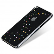 Bling My Thing Milky Way Cotton Candy Swarovski - поликарбонатов кейс с кристали Сваровски за iPhone XS, iPhone X (прозрачен) 2