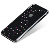 Bling My Thing Milky Way Pink Mix Swarovski - поликарбонатов кейс с кристали Сваровски за iPhone XS, iPhone X (прозрачен) 2