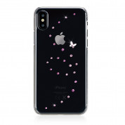 Bling My Thing Papillon Pink Mix Swarovski case for iPhone XS, iPhone X (clear)