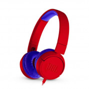 JBL JR300 Kids Оn-Ear Headphones - слушалки подходящи за деца за мобилни устройства (червен)