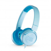 JBL JR300 Kids Оn-Ear Headphones - слушалки подходящи за деца за мобилни устройства (светлосин)