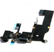 OEM System connector Lightning FlexCable and Audio - резервен захранващ лентов кабел (Lightning), микрофон и модул за звука за iPhone 5 (черен) 1