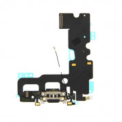 OEM iPhone 7 System Connector and Flex Cable - лентов кабел с Lightning конектора и долните микрофони за iPhone 7 (черен) 1