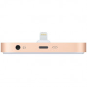 Apple iPhone Lightning Dock - оригинална универсална док станция за iPhone и iPod с Lightning (мед) 4
