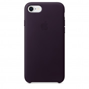 Apple iPhone Leather Case for iPhone 8, iPhone 7 (dark aubergine)
