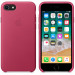Apple iPhone Leather Case - оригинален кожен кейс (естествена кожа) за iPhone 8, iPhone 7 (розов) 4