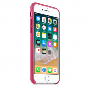 Apple iPhone Leather Case - оригинален кожен кейс (естествена кожа) за iPhone 8, iPhone 7 (розов) 4