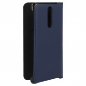 Nokia Leather Flip Cover CP-801 - оригинален кожен калъф с отделение за кр. карта за Nokia 8 (син) 1