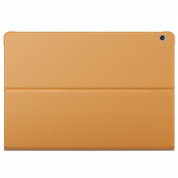 Huawei Flip Cover - оригинален кожен калъф за Huawei MediaPad M3 Lite 10 (кафяв) 2