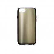 Pantera Glass Gold Rush Case - TPU кейс със стъклен гръб за iPhone 8, iPhone 7, iPhone 6/6S (златист)