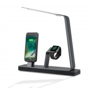 4smarts LED Charging Station LoomiDock - докинг станция за зареждане на iPhone и Apple Watch (черен) 1