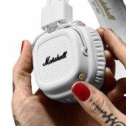 Marshall Major II Bluetooth - безжични слушалки с микрофон за смартфони и мобилни устройства (бял) 3