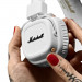 Marshall Major II Bluetooth - безжични слушалки с микрофон за смартфони и мобилни устройства (бял) 4