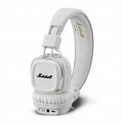 Marshall Major II Bluetooth - безжични слушалки с микрофон за смартфони и мобилни устройства (бял)