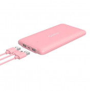 Orico Scharge 10000mAh Power Bank - външна батерия 10000mAh с два USB изхода (розова) 4
