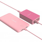 Orico Scharge 10000mAh Power Bank - външна батерия 10000mAh с два USB изхода (розова) 1