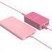 Orico Scharge 10000mAh Power Bank - външна батерия 10000mAh с два USB изхода (розова) 2