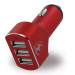 Ferrari 3 USB Car Charger - зарядно за кола с три USB изхода за мобилни устройства (червен) 1
