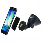Ferrari Car Phone Holder - магнитна поставка за стъклото на кола за смартфони (черен) 1