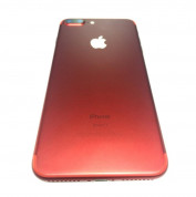 Apple iPhone 7 Plus Battery (Back) Cover - оригинален заден панел с on/off бутон и Lightning порт за iPhone 7 Plus (червен)