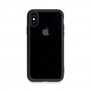 Torrii Torero Case - хибриден удароустойчив кейс за iPhone XS, iPhone X (черен-прозрачен)