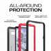 Ghostek Nautical IP68 Waterproof Case - ударо и водоустойчив кейс за Samsung Galaxy Note 8 (черен-червен) 6