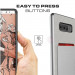 Ghostek Exec Shockproof Case - удароустойчив кейс за Samsung Galaxy Note 8 (черен) 6