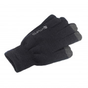 4smarts Winter Gloves Touch Unisex Size S/M (black) 2