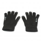 4smarts Winter Gloves Touch Unisex Size S/M (black)