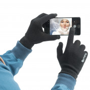 4smarts Winter Gloves Touch Unisex Size M/L - зимни ръкавици за тъч екрани M/L размер (черен) 1