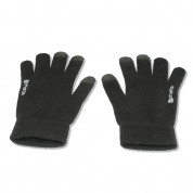 4smarts Winter Gloves Touch Unisex Size M/L (black)