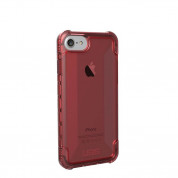 Urban Armor Gear Plyo Case - удароустойчив хибриден кейс за iPhone 8, iPhone 7 (червен-прозрачен) 3