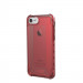 Urban Armor Gear Plyo Case - удароустойчив хибриден кейс за iPhone 8, iPhone 7 (червен-прозрачен) 2