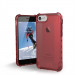 Urban Armor Gear Plyo Case - удароустойчив хибриден кейс за iPhone 8, iPhone 7 (червен-прозрачен) 1