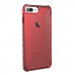 Urban Armor Gear Plyo Case - удароустойчив хибриден кейс за iPhone 8 Plus, iPhone 7 Plus (червен-прозрачен) 3