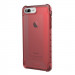 Urban Armor Gear Plyo Case - удароустойчив хибриден кейс за iPhone 8 Plus, iPhone 7 Plus (червен-прозрачен) 1