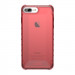 Urban Armor Gear Plyo Case - удароустойчив хибриден кейс за iPhone 8 Plus, iPhone 7 Plus (червен-прозрачен) 2
