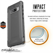 Urban Armor Gear Plyo Case - удароустойчив хибриден кейс за Samsung Galaxy Note 8 (черен-прозрачен) 2