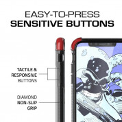 Ghostek Covert 2 Case  - хибриден удароустойчив кейс за iPhone XS, iPhone X (прозрачен-черен) 2
