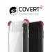Ghostek Covert 2 Case  - хибриден удароустойчив кейс за iPhone XS, iPhone X (прозрачен-черен) 6