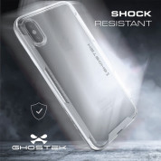 Ghostek Cloak 3 Case  - хибриден удароустойчив кейс за iPhone XS, iPhone X (прозрачен-черен) 1