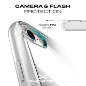 Ghostek Cloak 3 Case  - хибриден удароустойчив кейс за iPhone 8, iPhone 7 (прозрачен-черен) 5