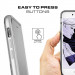 Ghostek Cloak 3 Case  - хибриден удароустойчив кейс за iPhone 8, iPhone 7 (прозрачен-черен) 5