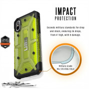 Urban Armor Gear Plasma Case for iPhone XS, iPhone X (citron) 2