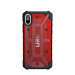 Urban Armor Gear Plasma - удароустойчив хибриден кейс за iPhone XS, iPhone X (червен-прозрачен) 2