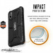 Urban Armor Gear Monarch Case - удароустойчив хибриден кейс за iPhone XS, iPhone X (черен-карбон) 6