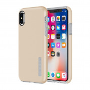 Incipio DualPro Case for iPhone XS, iPhone X (champagne)